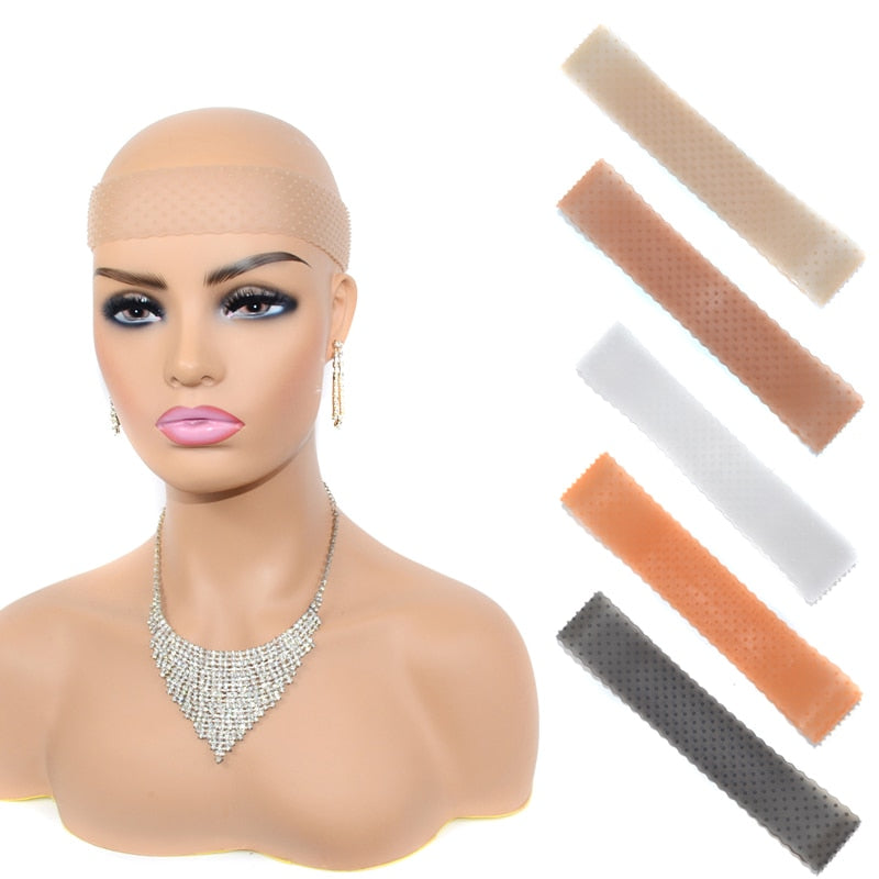 Silicone Hair Band (Non Slip Anti Falling Elastic Wigs Headband)