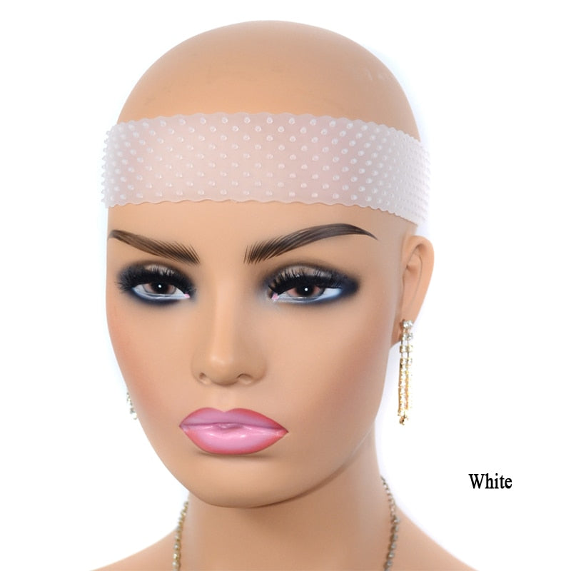 Silicone Hair Band (Non Slip Anti Falling Elastic Wigs Headband)