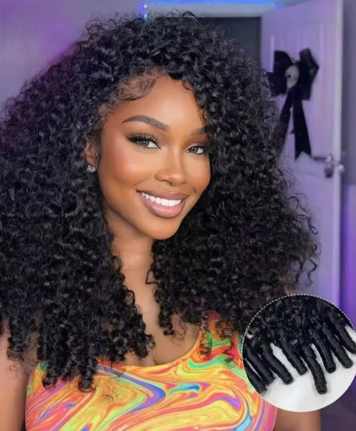 Burmese Curly Wig Human Hair 13X6 Hd Lace