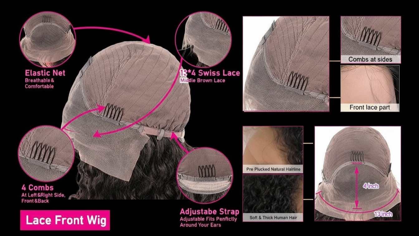 Water Wave 13x6 Hair