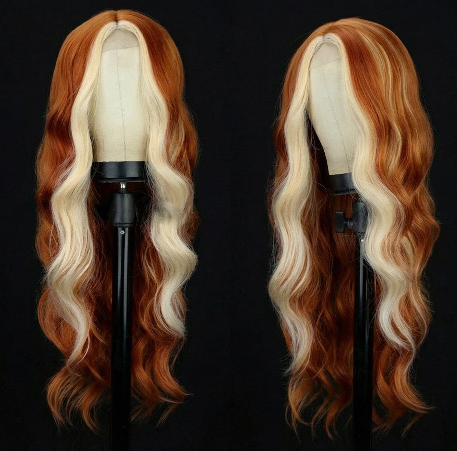 Long Loose Curly Hair with Highlights