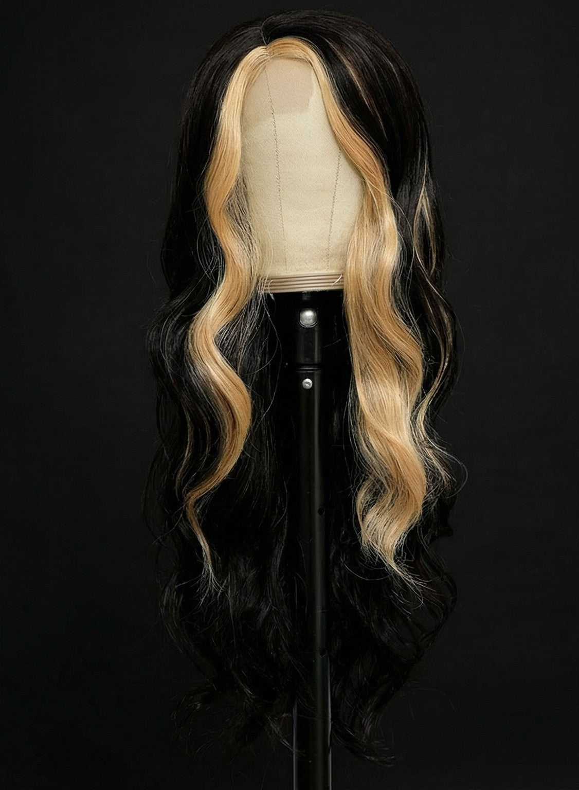 Long Loose Curly Hair with Highlights