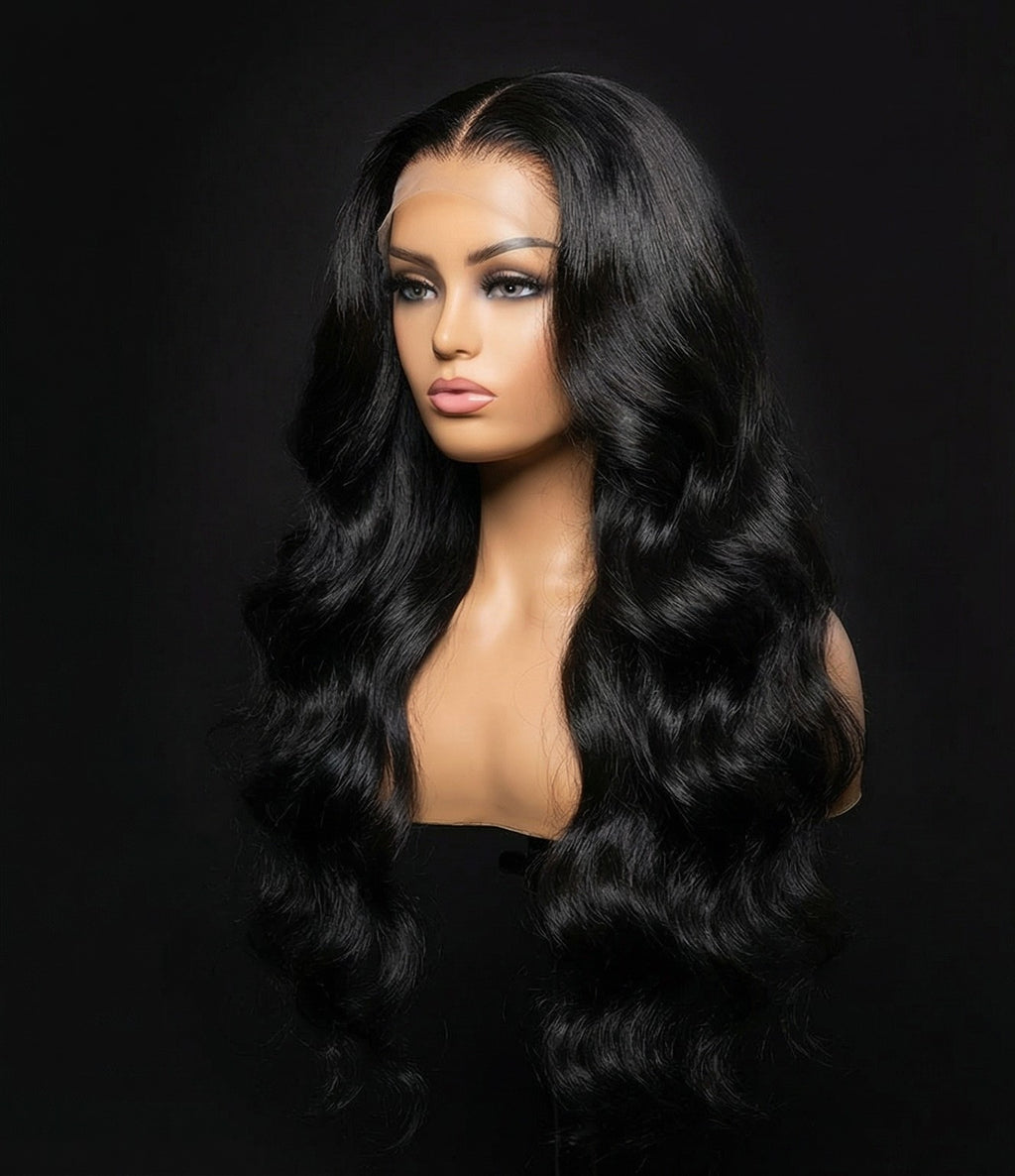 Body Wave Pre-Plucked Swiss Lace Front Human Hair