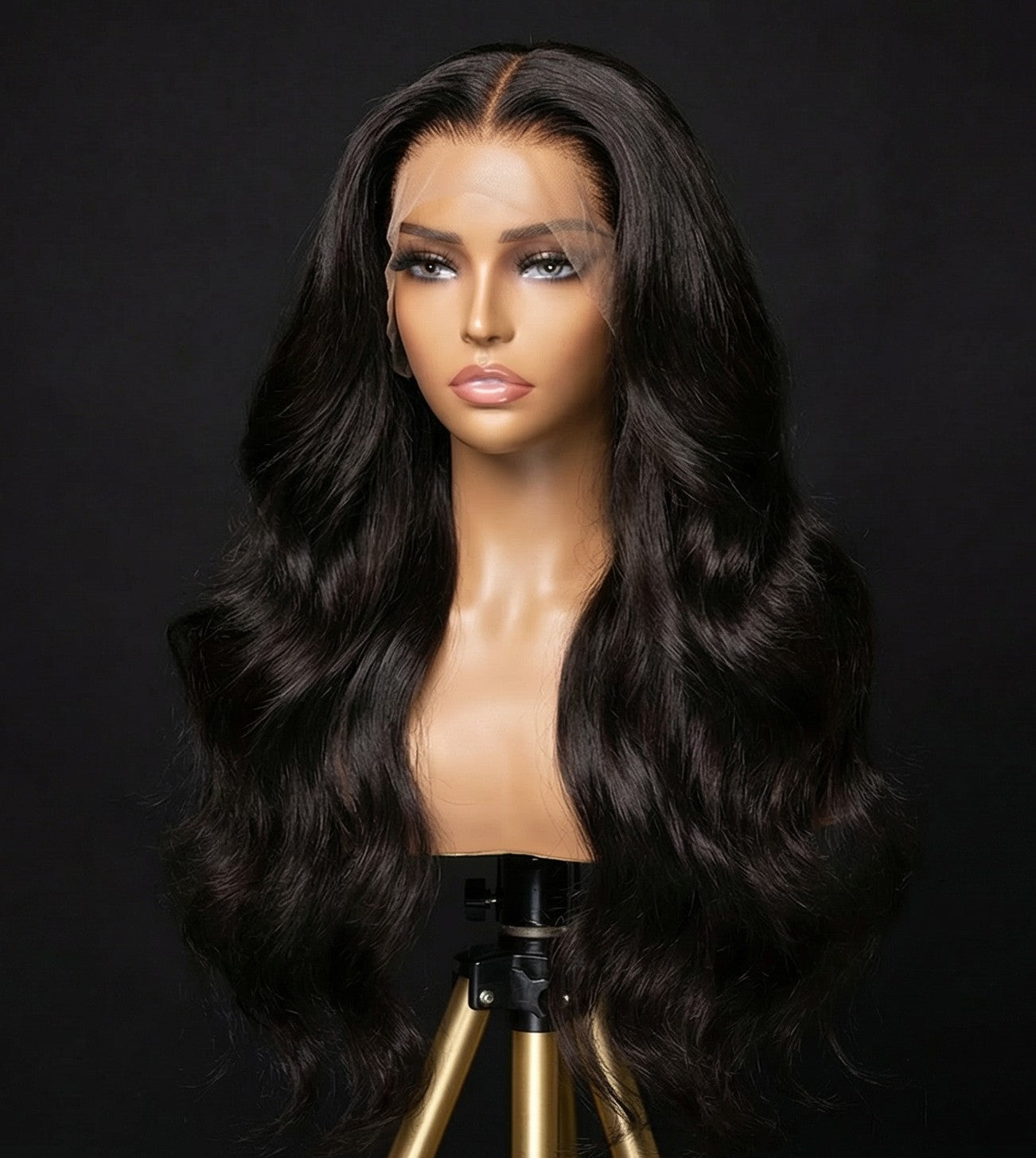 Body Wave Pre-Plucked Swiss Lace Front Human Hair