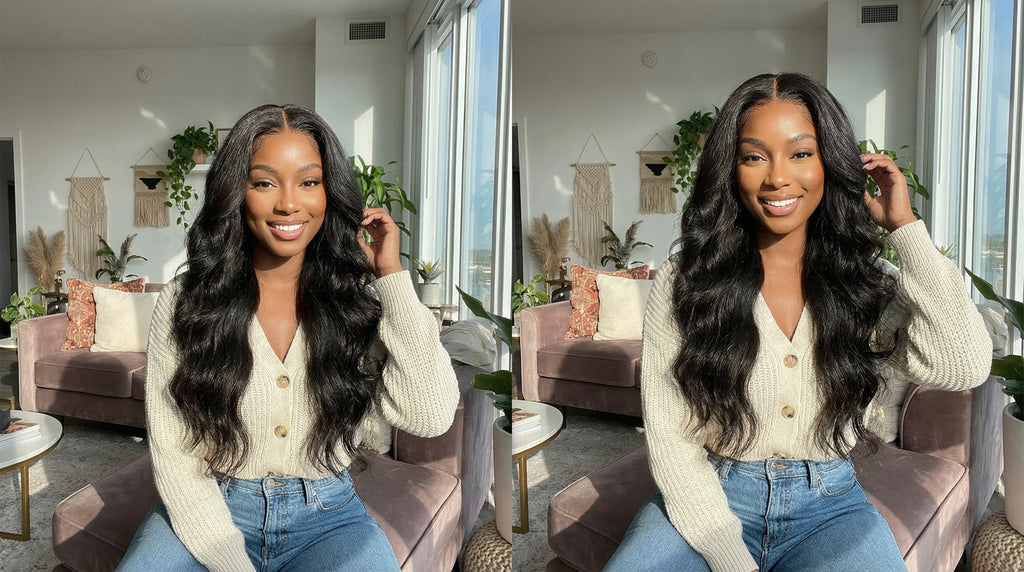 Body Wave Pre-Plucked Swiss Lace Front Human Hair