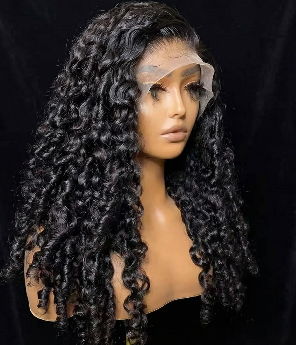 Burmese Curly Wig Human Hair 13X6 Hd Lace